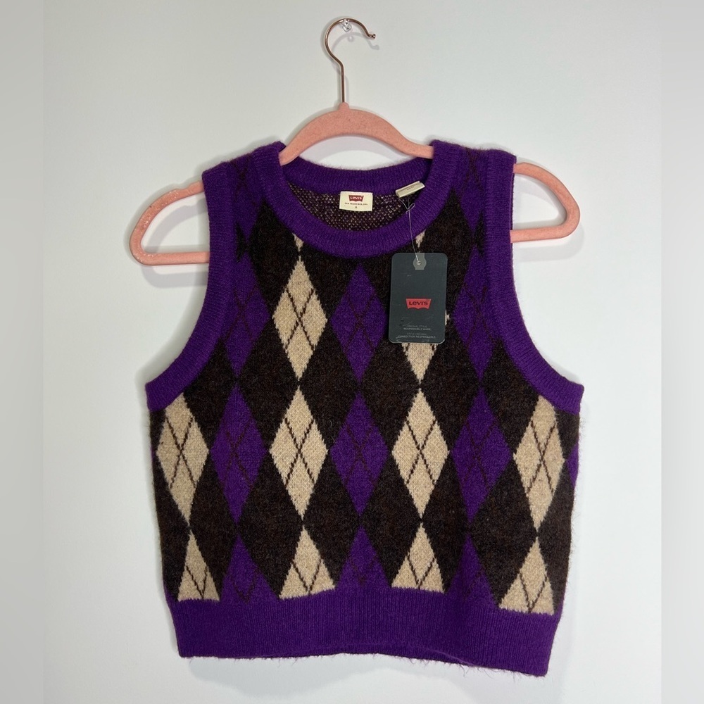 NWT Levi’s “Deja Vu” Sweater Vest size Small